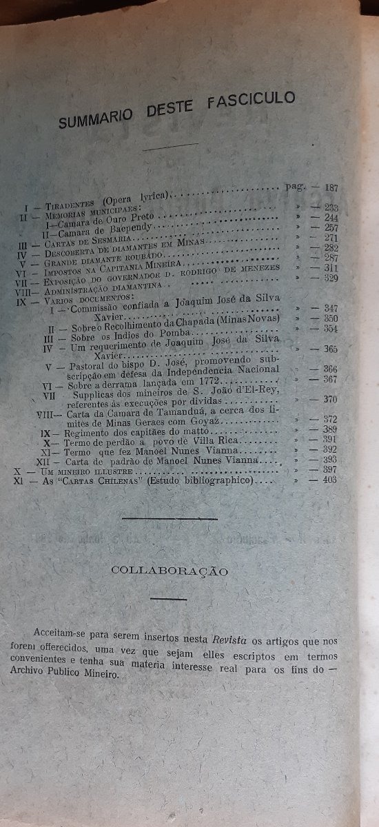 Revista do Arquivo Público Mineiro