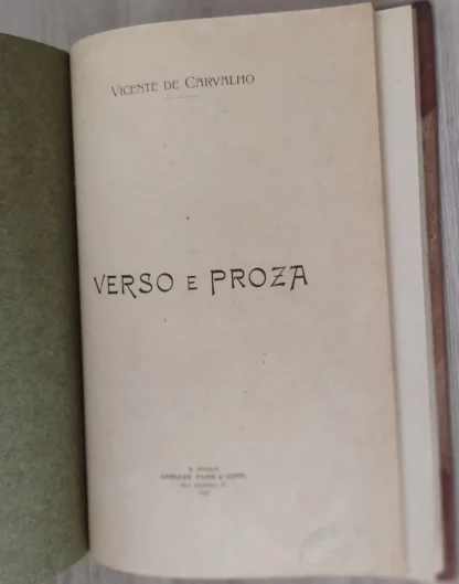 Verso e Prosa - 1ª Edição - Image 3