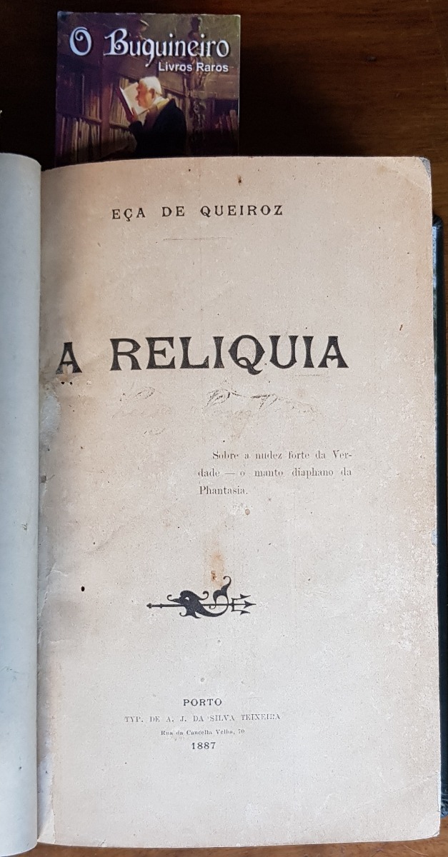 A Relíquia, Eça de Queiroz - Livros do Brasil