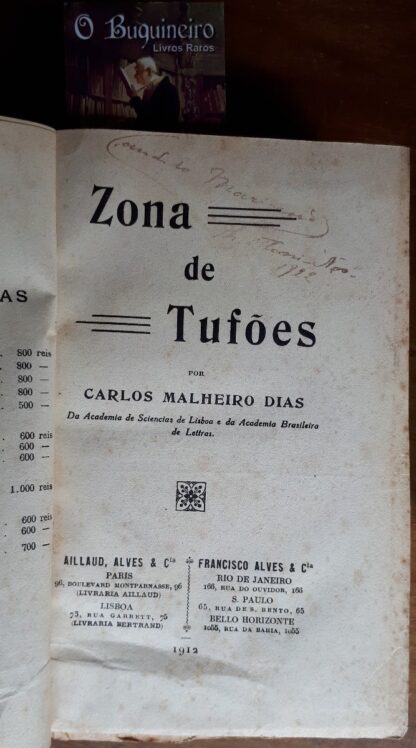 Zona de Tufões - Autografado - Image 3