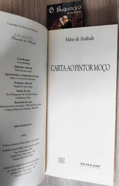 Carta ao Pintor Moço -  1ª Edição - Image 2