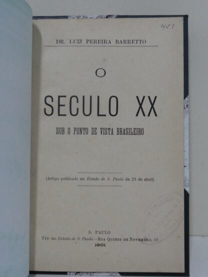 O Século Xx Sob O Ponto De Vista De Um Brasileiro - 1ª edição - Image 2
