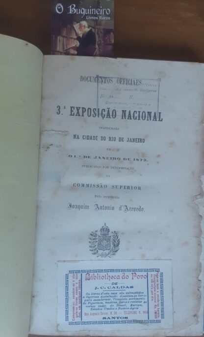 Documentos Oficiais da 3ª Exposição Nacional em 1873 - Image 3