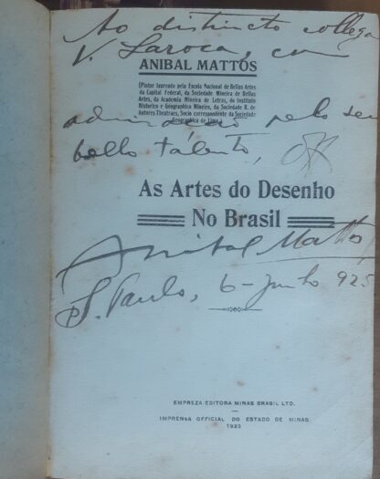 As Artes do Desenho no Brasil - Autografado - Image 2