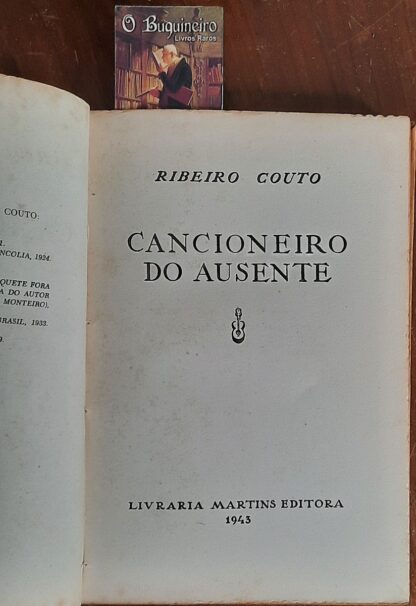 Cancioneiro do Ausente - 1ª Edição - Image 3