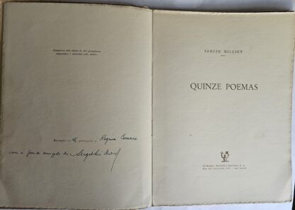 Quinze Poemas - Ex. Especial - Autografado - Image 2