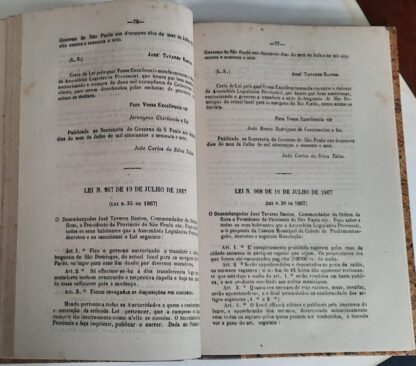 Legislação Provincial - Coleção de Leis Provinciais Promulgadas em 1867 - Image 4