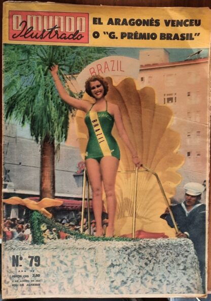Revista O Mundo Ilustrado - Número 79 - Marta Rocha - 1954