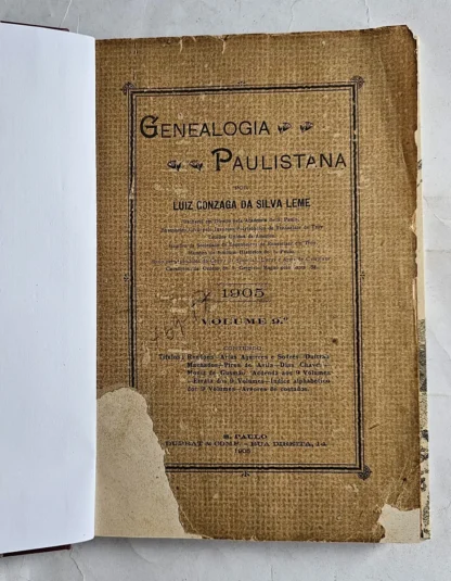 Genealogia Paulistana - 9 Volumes - Image 6