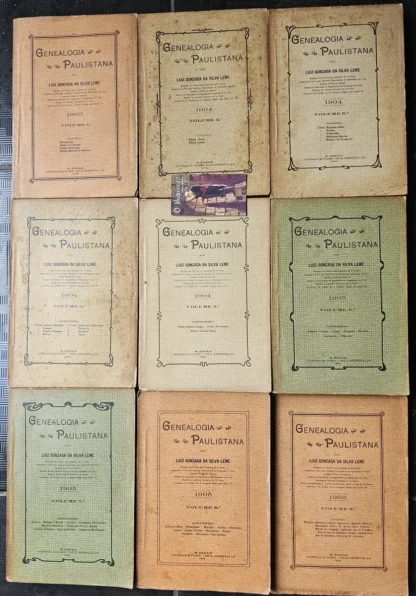 Genealogia Paulistana - 9 Volumes