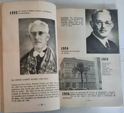 Edição Comemorativa Do Centenário Aniversário Mackenzie 1870-1970 - Image 3