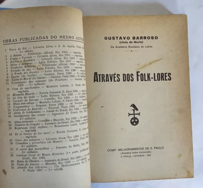 Através Dos Folk-lores - Através Dos Folclores - 1a Edição - Image 3