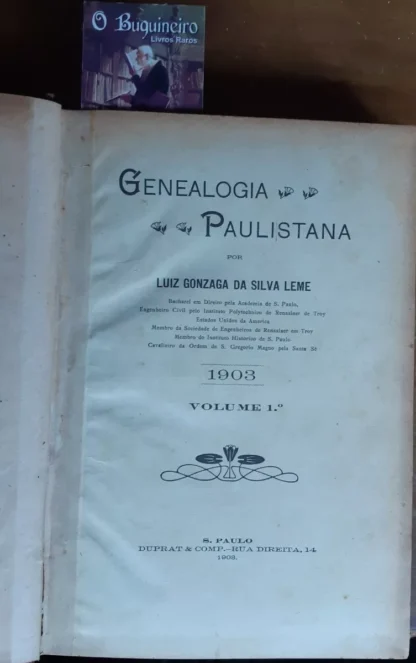 Genealogia Paulistana - 9 Volumes - Image 3