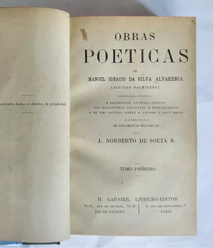 Obras Poéticas - Volume I - Image 2