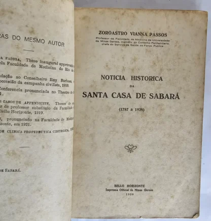 Notícia Histórica Da Santa Casa De Sabará - Image 3