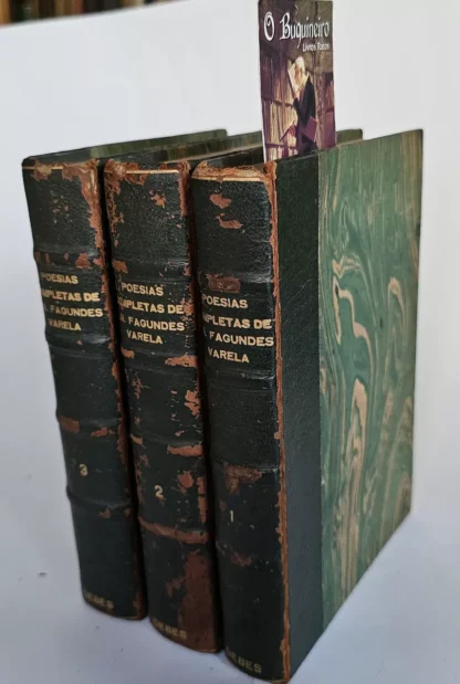 Poesias Completas de L. N. Fagundes Varela - 3 Volumes