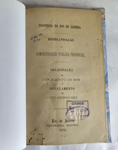 Província do Rio de Janeiro - Reorganização da Administração Pública Provincial - Image 2