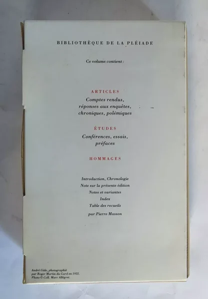 Essais Critiques - Bibliothèque de la Pléiade - Image 3