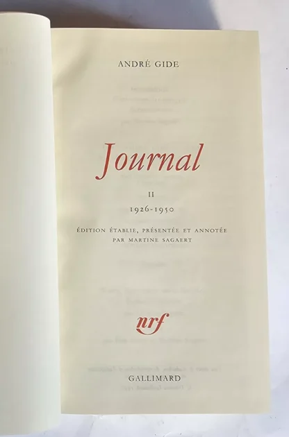 Journal - 2 Volumes - Bibliothèque de la Pléiade - Image 2