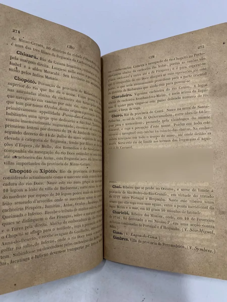 Dicionário Geográfico, Histórico e Descritivo do Império Do Brasil - 2 Volumes - Image 3