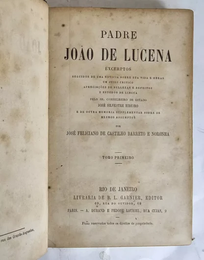 Padre João de Lucena - Excerptos - Excertos - 2 Volumes - Image 3
