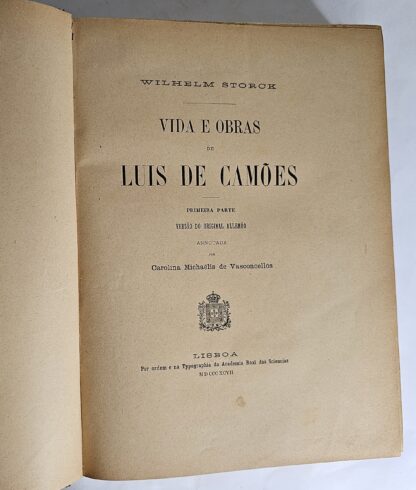Vida E Obras De Luís De Camões - 1ª Edição - Image 2