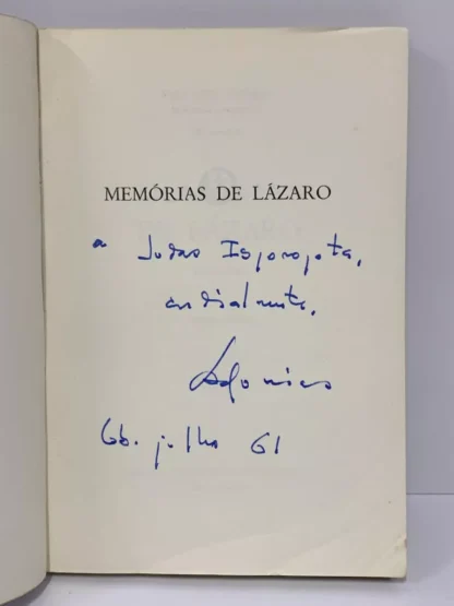 Memórias de Lázaro - Autografado - Image 2