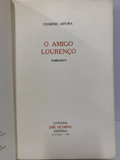 O Amigo Lourenço - Autografado - Image 3