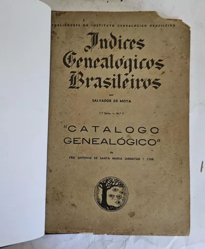 Índices Genealógicos Brasileiros - 1a Série - Catálogo Genealógico De Jaboatão - Image 2