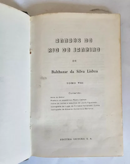 Annaes Do Rio De Janeiro - Anais Do Rio De Janeiro - 8 Volumes - Image 4