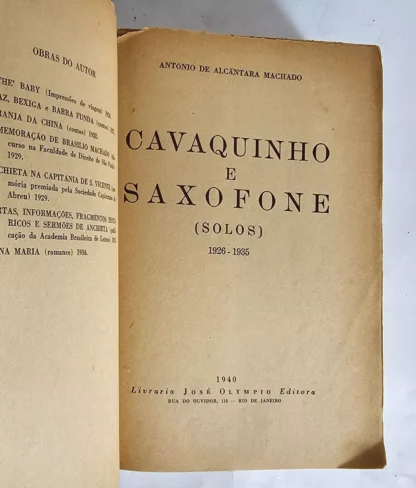 Cavaquinho e Saxofone - 1ª Edição - Image 2