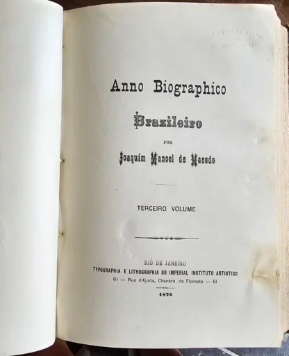 Ano Biográfico Brasileiro - 3 Volumes - Image 6