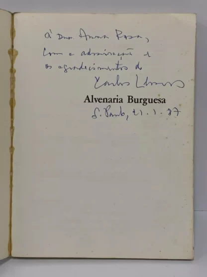 Alvenaria Burguesa - Autografado - Image 2