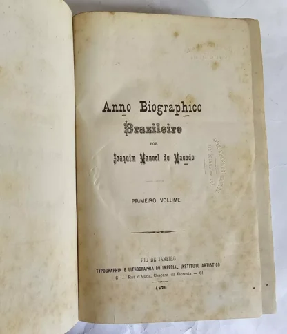 Ano Biográfico Brasileiro - 3 Volumes - Image 2