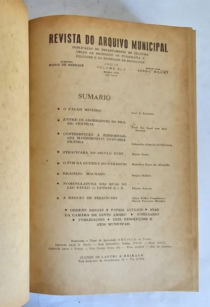 Revista do Arquivo Municipal - Ano Iv - Volumes 45 E 46 - Image 3