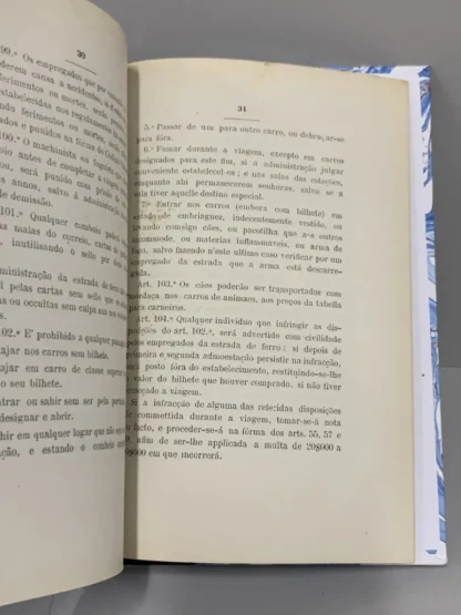 Regulamento Para a Fiscalização, Conservação e Polícia das Estradas de Ferro da Província do Rio de Janeiro - Image 3