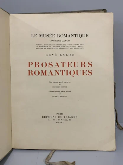 Prosateurs Romantiques - Image 2