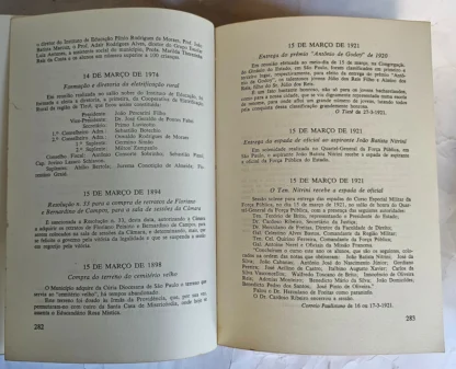 Cronologia Tieteense - 2 Volumes - Autografado - Image 5