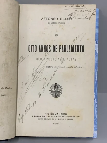 Oito Anos de Parlamento - 1a Edição - Image 2