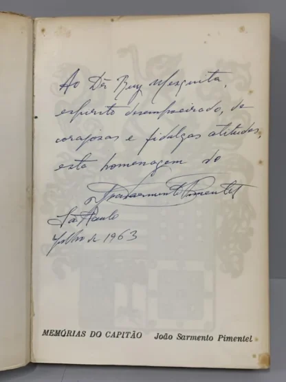 Memórias do Capitão - Autografado - Image 3