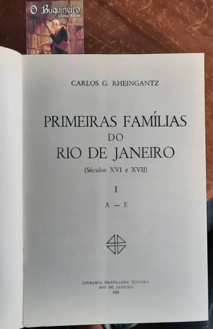 Primeiras Famílias do Rio de Janeiro - 2 Volumes - Image 2