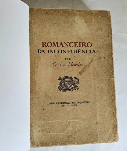 Romanceiro da Inconfidência - 1a Edição - Image 2