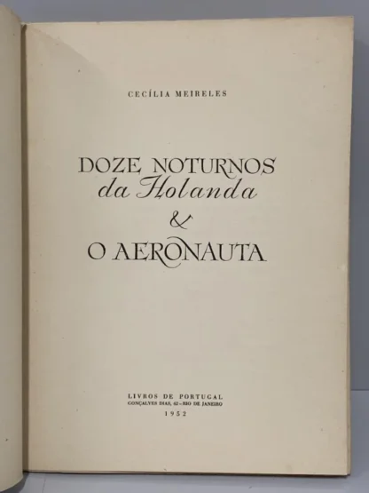 Doze Noturnos da Holanda e o Aeronauta - 1a Edição - Image 2