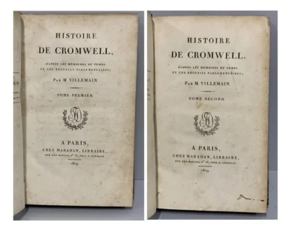 Histoire de Cromwell - 1a Edição - 2 Volumes - Image 2