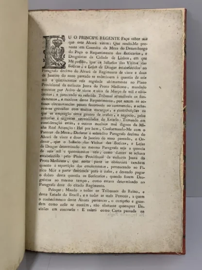 Alvará de Requerimento dos Boticários e Droguistas de Lisboa - 1811 - Image 3