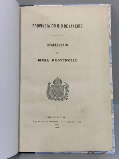 Regulamento da Mesa Provincial da Província do Rio de Janeiro - Image 2