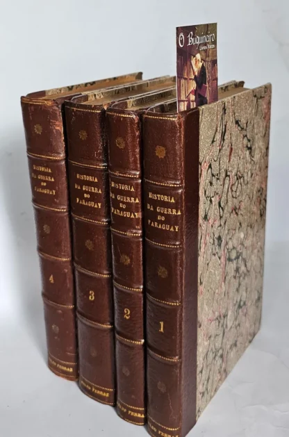 História da Guerra do Brasil Contra a Republica do Uruguai e Paraguai - 4 Volumes