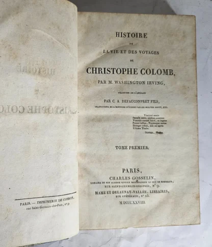 Histoire de Christophe Colomb - 3 Volumes - Image 6