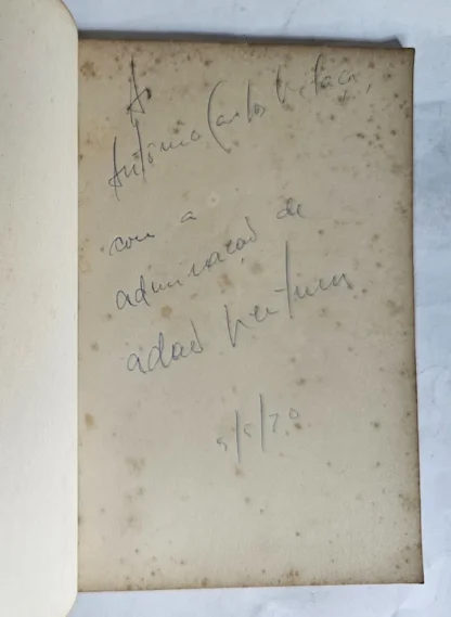 Abrir-se um Abutre ou Mesmo Depois de Deduzir Dele o Azul - Autografado - Image 3