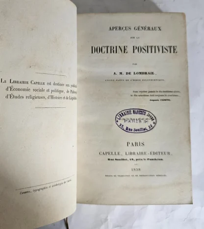 Aperçus Généraux Sur da Doctrine Positiviste - Image 3